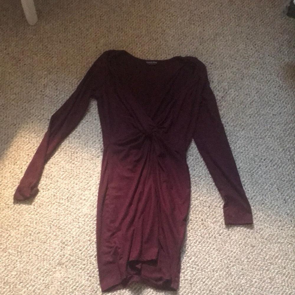Maroon Fashion Nova Dress